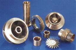 Copper alloy castings, pump parts, impellers, bushes,
etc.