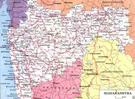 map of maharashtra